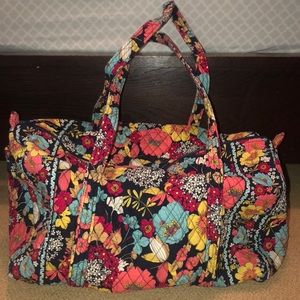 Vera Bradley floral print duffel